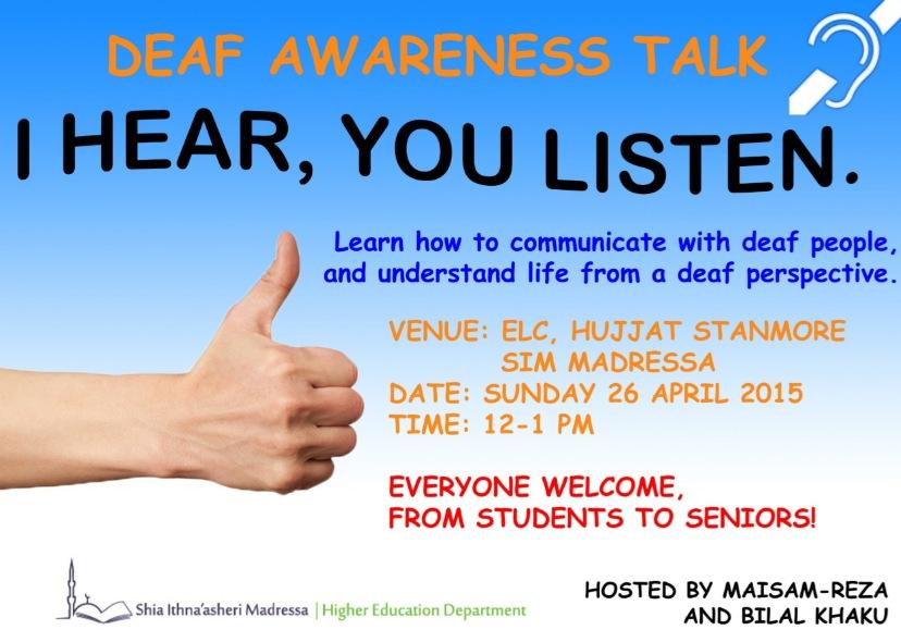 HED DEAF AWARENESS